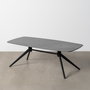 Mesa Centro Negro Piedra Sinterizada 120 X 60 X 42 cm