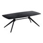 Mesa Centro Negro Piedra Sinterizada 120 X 60 X 42 cm