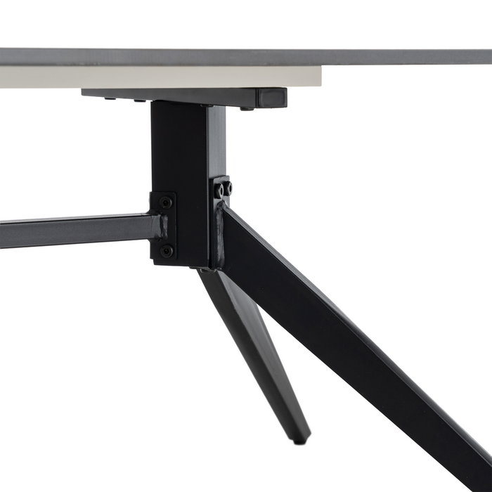 Mesa Centro Negro Piedra Sinterizada 120 X 60 X 42 cm