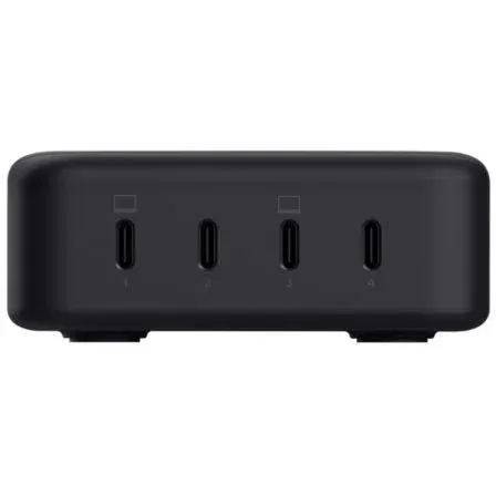 Trust Cargador de Pared GaN Maxo 240W 4x USB-C Automático 5-20V, Sobremesa, Compacto, para Portátil, Tablet, Smartphone (25413)