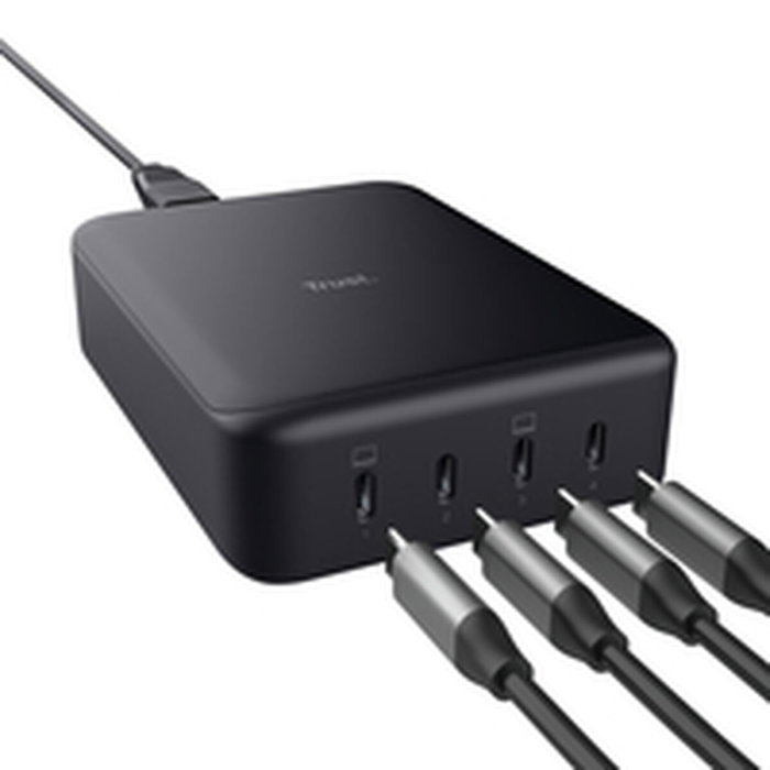 Trust Maxo Cargador de Sobremesa GaN 240 W 4xUSB-C Negro