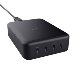 Trust Maxo Cargador de Sobremesa 4xUSB Tipo-C 240W Negro
