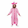 My Other Me Disfraz Unicornio Rosa Talla M (Kigurumi con capucha y cola) de niño/a