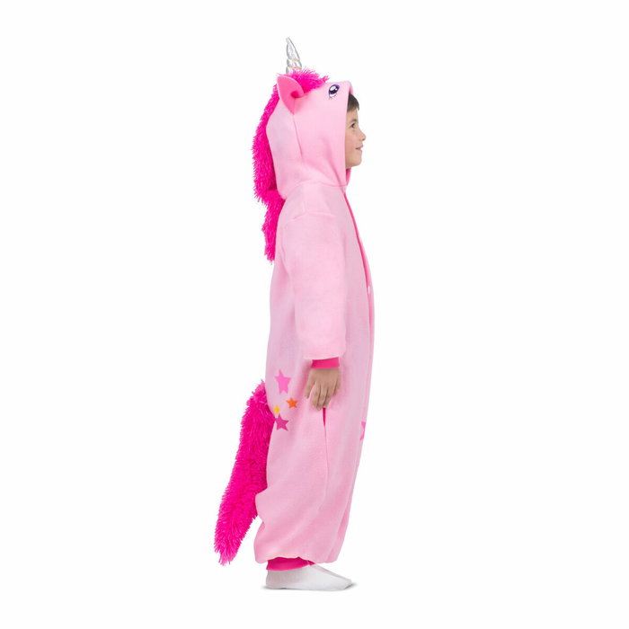 My Other Me Disfraz Unicornio Rosa Talla M (Kigurumi con capucha y cola) de niño/a