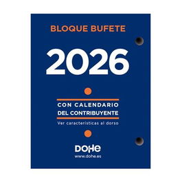 Dohe Bloque Bufete Anual 8.5x11 cm Castellano 2026
