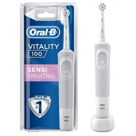 Oral-B Cepillo Eléctrico Vitality 100 Sensitive Ultra Thin Blanco