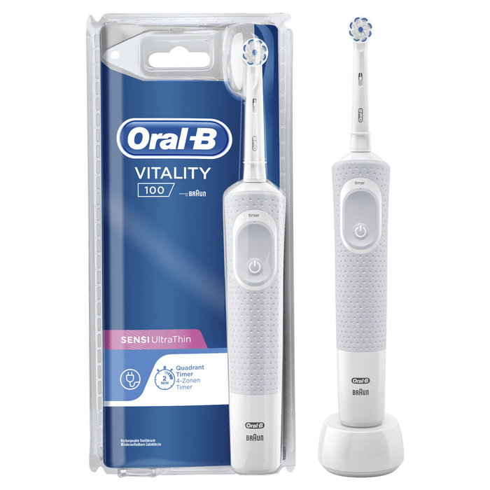 Oral-B Vitality 100 Sensitive Ultra Thin Blanco