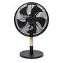 Emerio Fn114499.2 Ventilador de Mesa 30 cm, 35 W, Oscilante, Inclinación Ajustable, 3 Velocidades, Diseño Madera Negra y Metal/Plástico