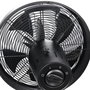 Emerio Fn114499.2 Ventilador de Mesa 30 cm, 35 W, Oscilante, Inclinación Ajustable, 3 Velocidades, Diseño Madera Negra y Metal/Plástico