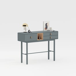 DKD Home Decor Consola Gris 35 x 90 x 120 cm
