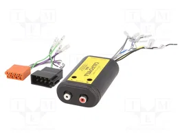 4CARMEDIA Adaptador ISO para sistemas de audio de 2 canales con cable REMOTE