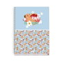 Dohe Cuaderno Espiral Capi Flower A4 100 Hojas Cuadrícula 5 mm