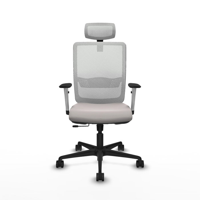 PIQUERAS Y CRESPO Silla de oficina Haches con mecanismo Sincro/Traslack en Blanco