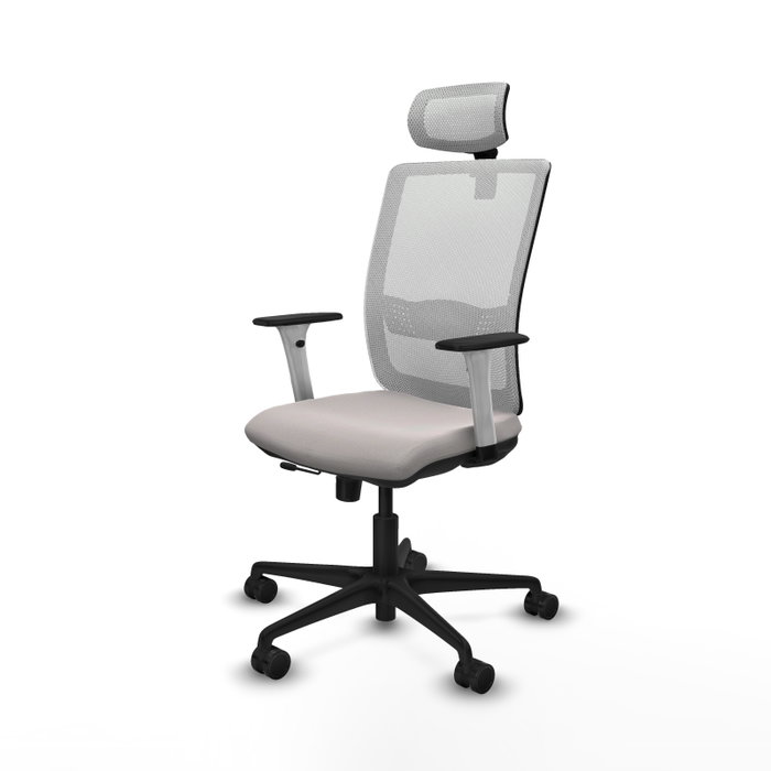 PIQUERAS Y CRESPO Silla de oficina Haches con mecanismo Sincro/Traslack en Blanco