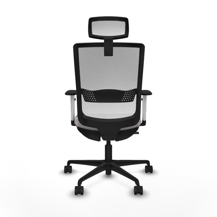 PIQUERAS Y CRESPO Silla de oficina Haches con mecanismo Sincro/Traslack en Blanco