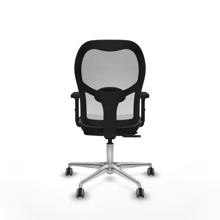 PIQUERAS Y CRESPO Silla de oficina Jorquera con mecanismo Sincro/Traslack Gris y Blanco