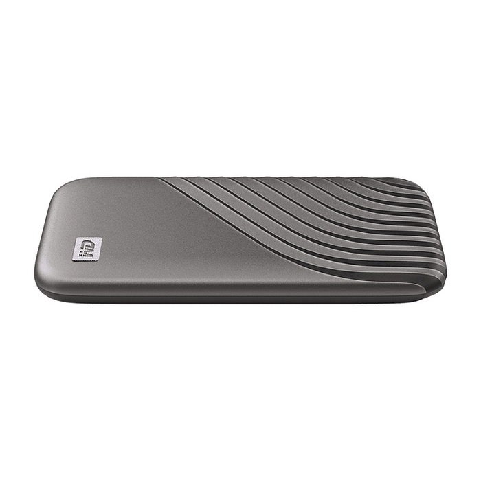 WD My Passport 2TB SSD Externo USB-C 3.2 Gen2 1050 MB/s, Gris Espacial - Protección por Contraseña