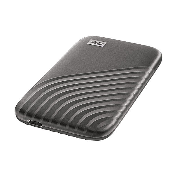 WD My Passport 2TB SSD Externo USB-C 3.2 Gen2 1050 MB/s, Gris Espacial - Protección por Contraseña