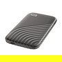 WD My Passport 2TB SSD Externo USB-C 3.2 Gen2 1050 MB/s, Gris Espacial - Protección por Contraseña