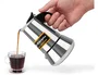 Orbegozo Cafetera italiana de acero inoxidable 4 tazas