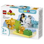 LEGO DUPLO Familias de la Fauna Salvaje: Pingüinos y Leones