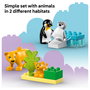 LEGO DUPLO Familias de la Fauna Salvaje: Pingüinos y Leones