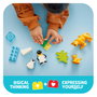 LEGO DUPLO Familias de la Fauna Salvaje: Pingüinos y Leones