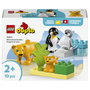 LEGO DUPLO Familias de la Fauna Salvaje: Pingüinos y Leones