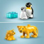 LEGO DUPLO Familias de la Fauna Salvaje: Pingüinos y Leones