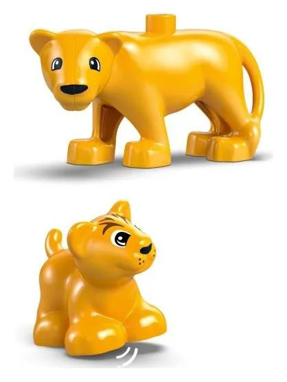 LEGO DUPLO Familias de la Fauna Salvaje: Pingüinos y Leones