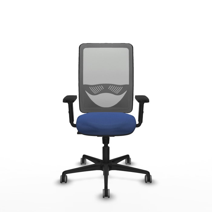 PIQUERAS Y CRESPO Silla de oficina Zulema con mecanismo Sincro, Azul marino y Gris PIQUERAS Y CRESPO Silla de oficina Zulema con mecanismo Sincro, Azul marino y Gris