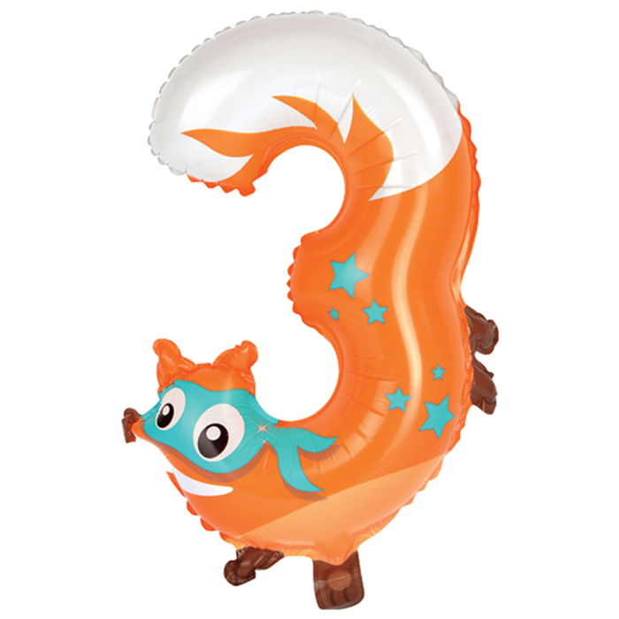 Party Time Globo Cifra altura 52-66 cm para Fiestas de Cumpleaños Reutilizable