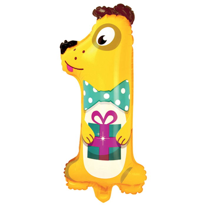 Party Time Globo Cifra altura 52-66 cm para Fiestas de Cumpleaños Reutilizable