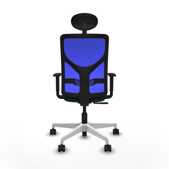 PIQUERAS Y CRESPO Silla de oficina Motilla con mecanismo Sincro, Verde botella y Azul PIQUERAS Y CRESPO Silla de oficina Motilla con mecanismo Sincro, Verde botella y Azul