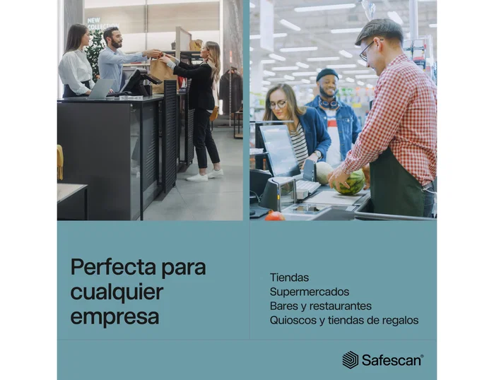 Safescan 2865-S Contadora de Billetes Mezclados con Pantalla Táctil