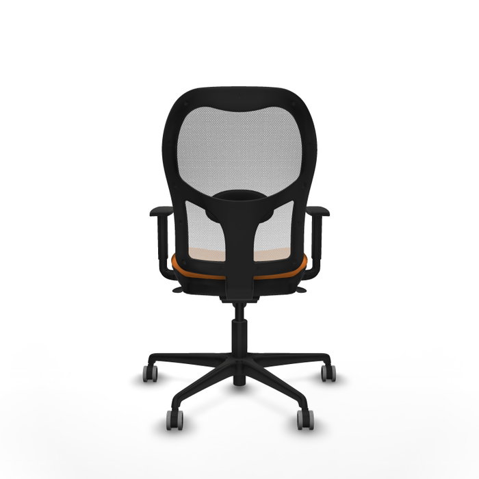 PIQUERAS Y CRESPO Silla de oficina Jorquera Naranja y Blanco