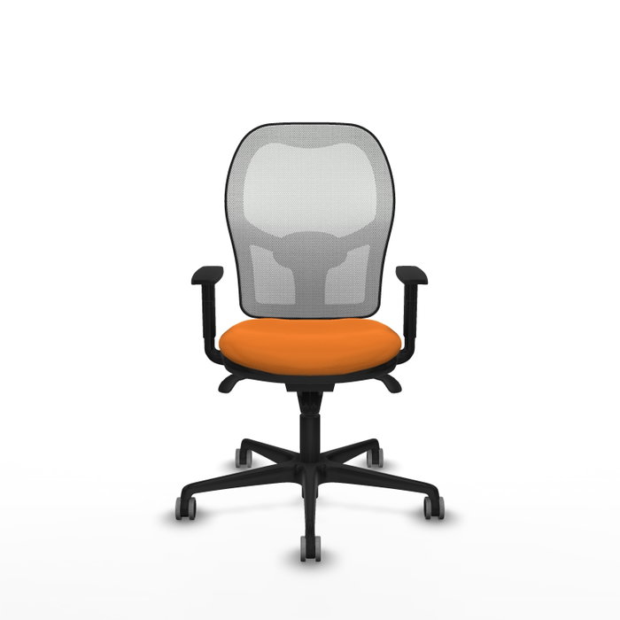 PIQUERAS Y CRESPO Silla de oficina Jorquera Naranja y Blanco