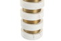 DKD Home Decor Lámpara Sobremesa India lamps 1c25 Acero Mármol Dorado Beige 50 x 98 x 30 cm