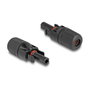DeLOCK Conectores Solares DL4 Macho y Hembra Negro