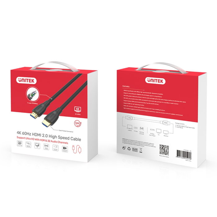 Unitek Cable HDMI High Speed 10,0 m
