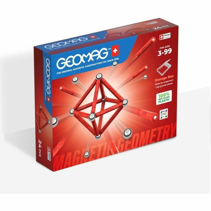 Geomag Geometría magnética reciclada clásica 24 piezas Geomag Geometría magnética reciclada clásica 24 piezas