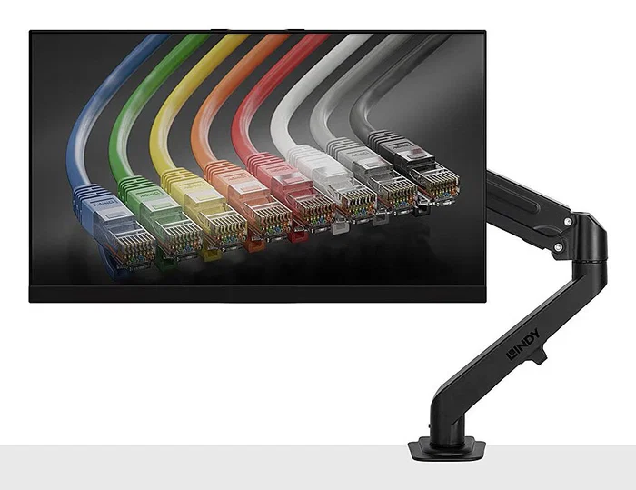Soporte de Mesa para Pantalla LINDY EINZELMONTAGE - SCHWARZ