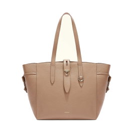 FURLA Bolso Furla Net en color greige de piel de vaca