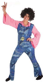 Creaciones Llopis Disfraz Adulto Hippy Vaquero Talla L