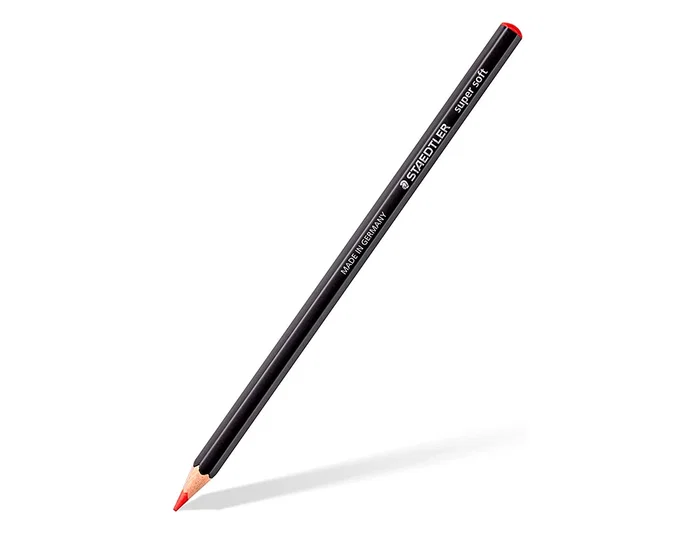 Staedtler Lápices de Colores Super Soft Caja Metal 12 Colores Surtidos