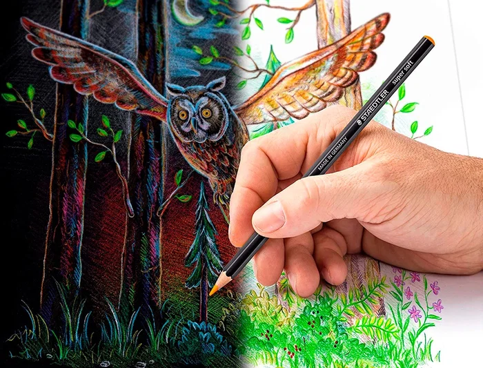 Staedtler Lápices de Colores Super Soft Caja Metal 12 Colores Surtidos