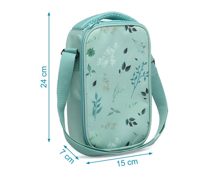 KioKids Bolso Merienda Salvia Bolsa Térmica para Niños +0 Meses con Bolsillo Interior y Capacidad 2.5L