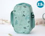 KioKids Bolso Merienda Salvia Bolsa Térmica para Niños +0 Meses con Bolsillo Interior y Capacidad 2.5L