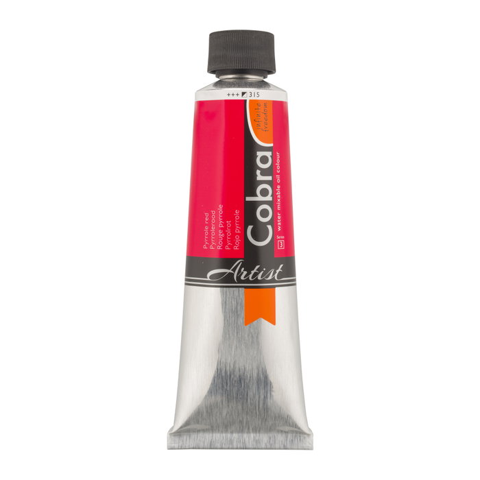 Cobra Cobra Artist Color al Óleo Miscible con Agua Rojo Pyrrole 315 150 ml Cobra Cobra Artist Color al Óleo Miscible con Agua Rojo Pyrrole 315 150 ml