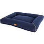 Kerbl Cesta Jerome Azul oscuro / Coñac 90 x 70 x 10 cm